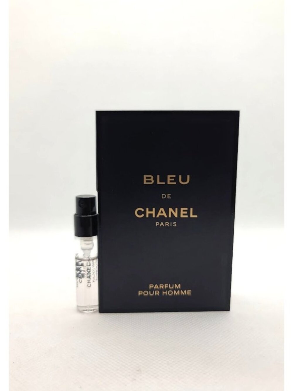 CHANEL Mens Bleu de Chanel Parfum Sample Spray 0.05 oz / 1.5 mL NEW